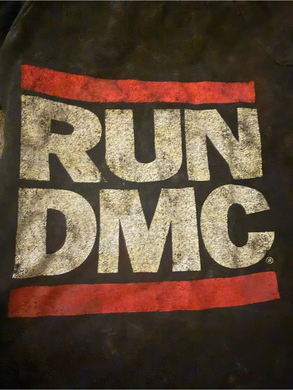 Typo Pet Club Run DMC Dog T-Shirt Size S/M Black Graphic Band Tee